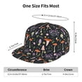 thumbnail image 6 of Gaeub Mushrooms Flat Bill Snapback Hats Baseball Caps with Adjustable for Running Workouts and Outdoor Activities, 6 of 9