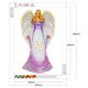 thumbnail image 2 of Pintura de diamante 5D DIY Taladro en forma especial parcial Kit de dama Decoración para el hogar (GSYX51), 2 of 9