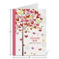 thumbnail image 5 of Faith Hearts & Blossoms Valentine Greeting Cards - Set of 8 (4 designs), Large 5" x 7", Religious Valentines Cards with Scripture, 5 of 7