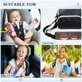 thumbnail image 5 of WOBOGO Red and White Mask Seat Belt Cover 2 Piece Soft Comfort Driving Shoulder Pad Suitable for All Cars and Backpacks, 5 of 8