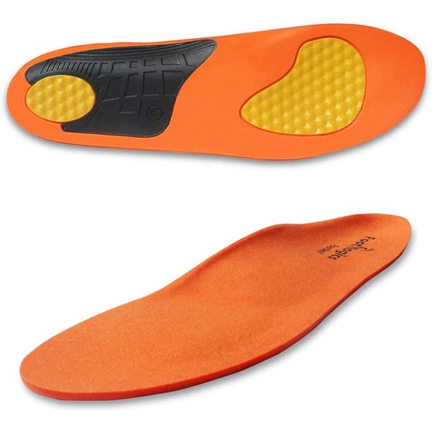 Footlogics FullLength Athletic Orthotic Soccer Cleat Insoles with Arch
