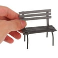 thumbnail image 3 of Raindrops 2Pcs Mini Garden Bench Miniature for Outdoor Garden Scenes and Hobbyists, 3 of 8