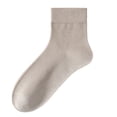 thumbnail image 2 of Men's Ultra Thin Breathable Mesh Ankle Socks, Summer Crew Socks,Non-Slip Moisture Wicking for Business & Casual Wear,Coffee, 2 of 3