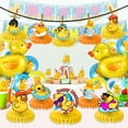 thumbnail image 6 of 9PCS Rubber Duck Honeycomb Centerpieces Themed Birthday Party Decorations Yellow Duck Animals Centerpiece Table Decoration Party Favors Decor Supplies Gifts for Boys Girls Men Women, 6 of 7