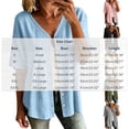 thumbnail image 3 of Stamzod Shackets for Women Casual V Neck Button Down Shirt Tops Summer Beach Short Sleeve Shacket Black B L, 3 of 7