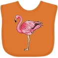thumbnail image 3 of Inktastic Pink Flamingo Boys or Girls Baby Bib, 3 of 4
