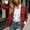Wine, variant on Purcolt Blazer for Women Dressy Casual Notched Lapel Roll-up Long Sleeve Single Front Button Jackets Suit Comfort Stretchy Slim Fit Outerwear for Business Work Office