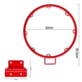 thumbnail image 3 of Hanging Basketball Goal, Wall Mounted Hoop for Children, Indoor Outdoor Adjustable Basketball Rim for Sports Play, 3 of 6