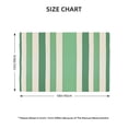 thumbnail image 3 of Linen Placemat With 18×12in Double Stitching Is Effectively Insulated And Foldable For Family Hotel Picnic Trips Lightgreen Stripe_18292_3 Four Pieces, 3 of 8