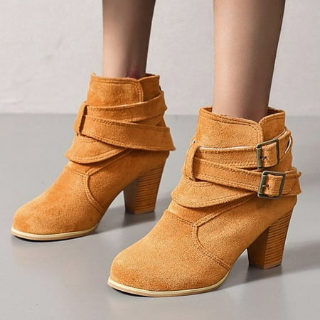 

Fashion Women s Shoes Breathable High Heels Retro Zipper Short Boots