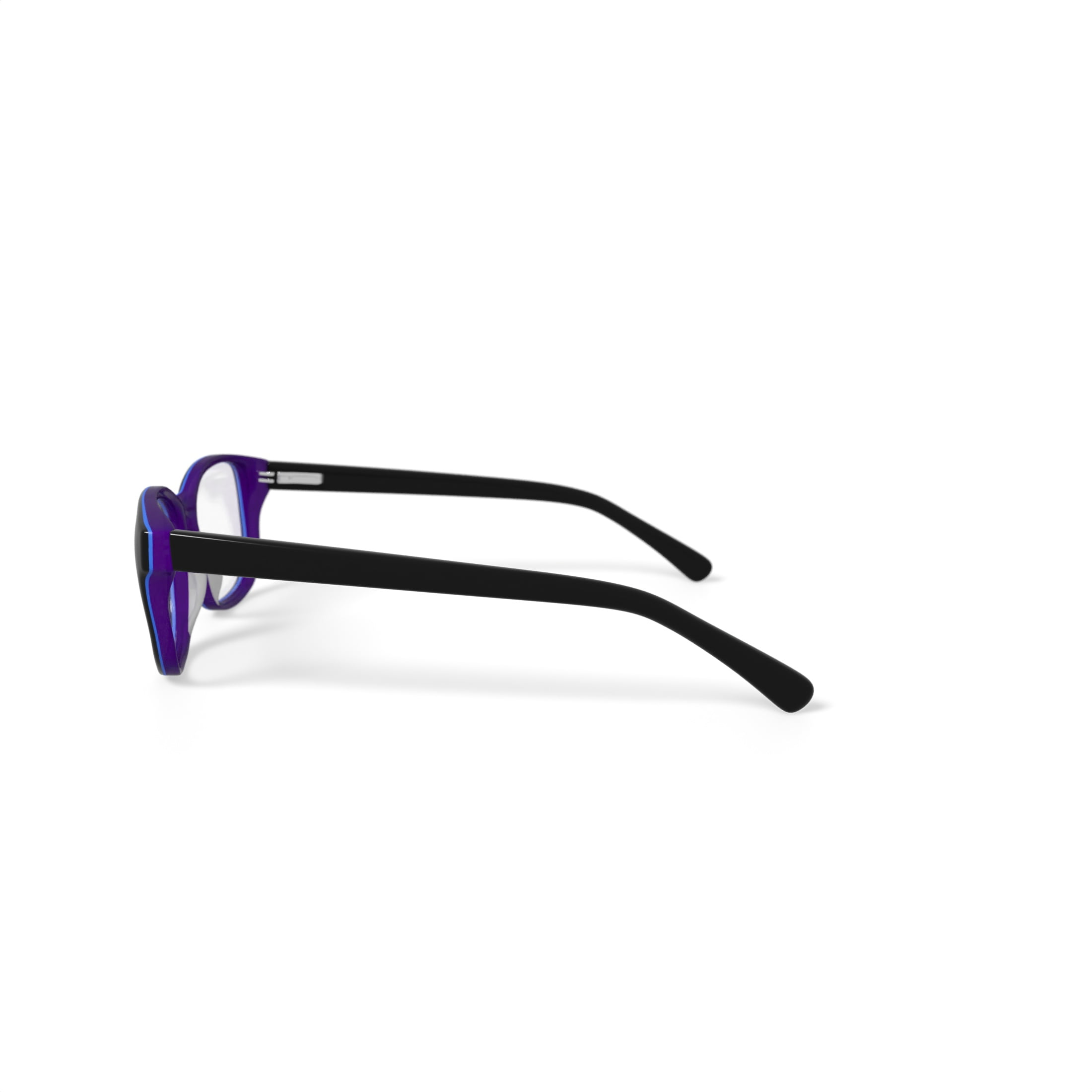 Walmart Youth FM17199 Square Prescription Eyeglasses with Case, Purple
