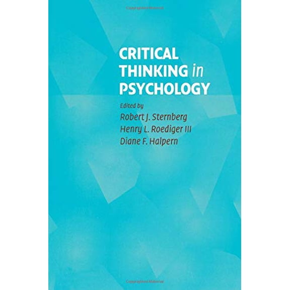 Pre-Owned Critical Thinking in Psychology (Paperback) 0521608341 9780521608343