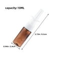 thumbnail image 2 of SEWCHICS 10Pcs Reusable Brown Plastic Spray Bottles with Universal Neck for Nasal Mist and Skincare Use, 2 of 8