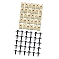 thumbnail image 1 of de tuercas en U, reemplazo directo J98 + J260 Tornillo de guardabarros Tornillos de cabeza hexagonal Instale fácilmente piezas de automóvil , 30 piezas J260 30 30 piezas J260 30 piezas J98, 1 of 7