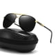 thumbnail image 1 of Gafas de sol polarizadas ZefeiWu espejo de sapo clásico anti-ultravioleta negro 8722, 1 of 3