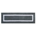 thumbnail image 3 of Better Trends 100% Cotton 20" x 60" Bathroom Runner Rug Extra Soft Water Absorbent Reversible Machine Washable Mat for Bathroom Floor, Laundry Room Hotel Multi Collection - Gray/White, 3 of 3