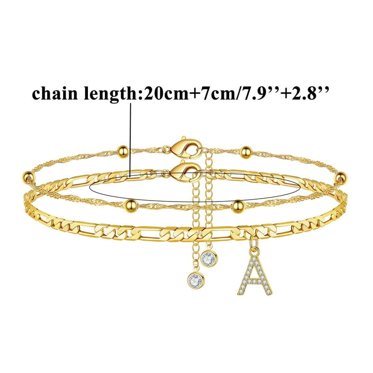 Anklet with boyfriend's initial deals