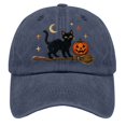 thumbnail image 4 of Adult Halloween Fashion Print Sun Hat Baseball Cap Casual Unisex Breathable Outdoor Adjustable Headwear for Daily Wear, 4 of 4