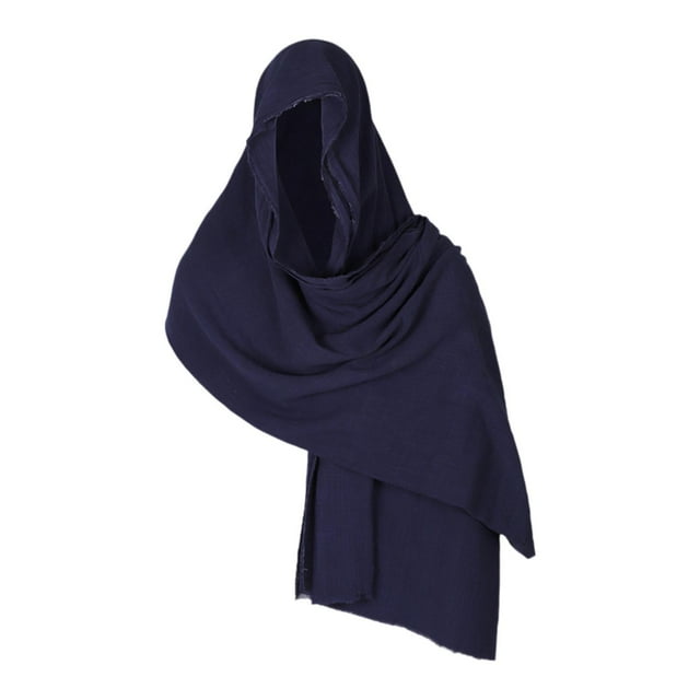 Capa con capucha para cosplay, accesorios de disfraz con capucha sombría, para carnavales, para mujeres y hombres, fiestas Azul