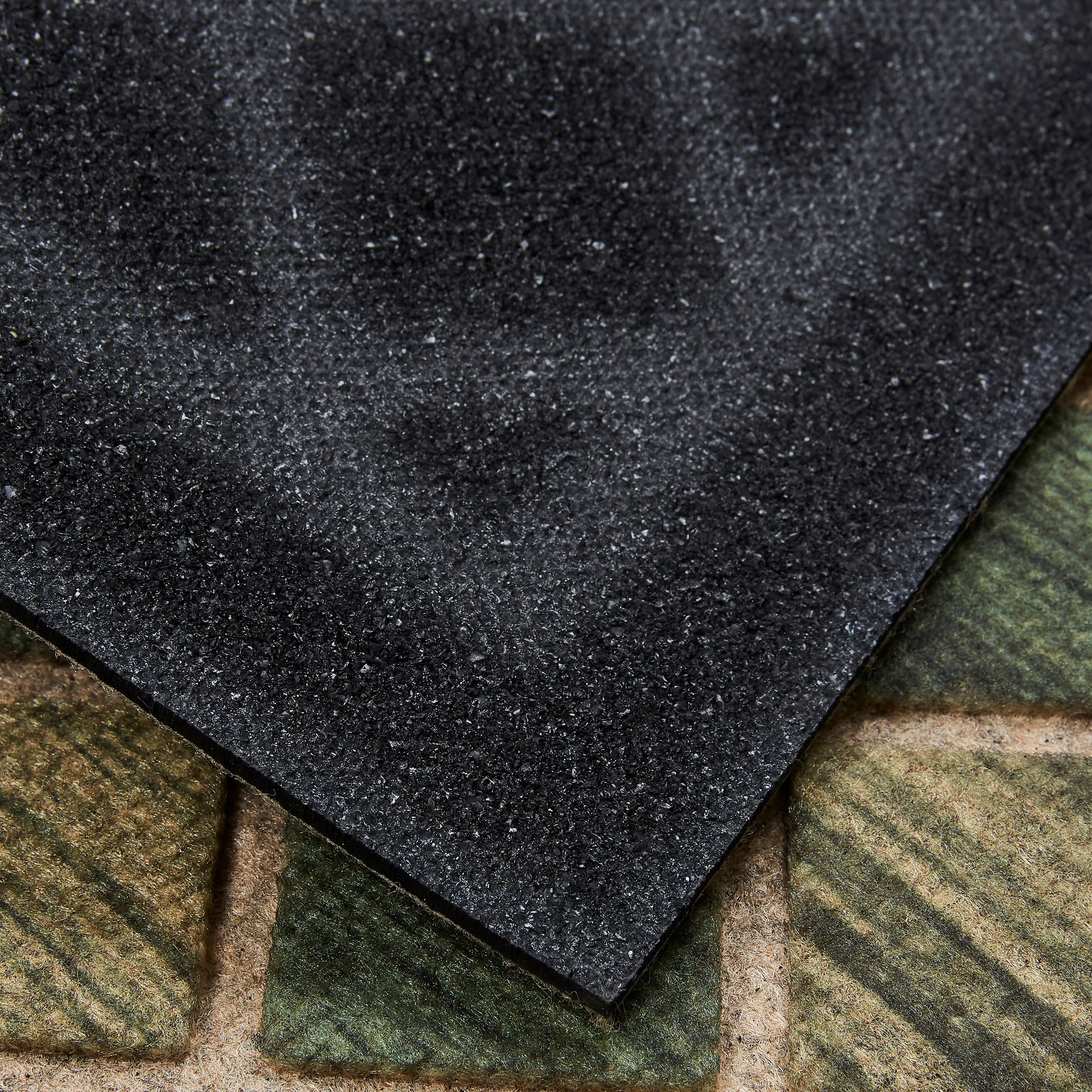 Mohawk Home Ornamental Entry Mat Ornamental Woodgrain Hunter Mat Scatter, 2'x4', Green