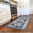 thumbnail image 2 of Concord Global Trading 32364 3 x 5 ft. Positano Siena Trellis Rectangle Rectangle Area Rug, Gray, 2 of 5