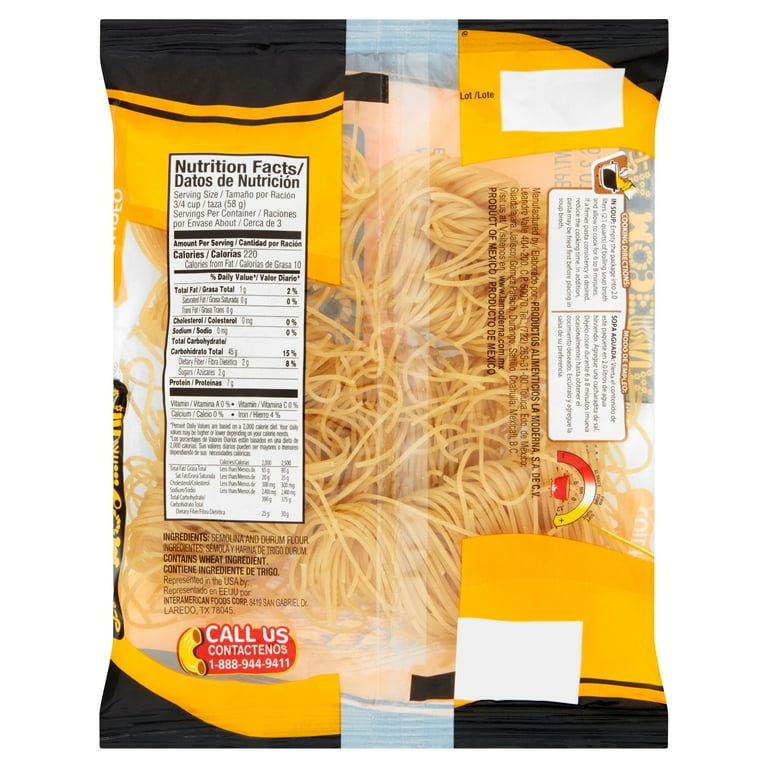 Pasta Spaguetti INTEGRAL Moderna 20 de 200 g