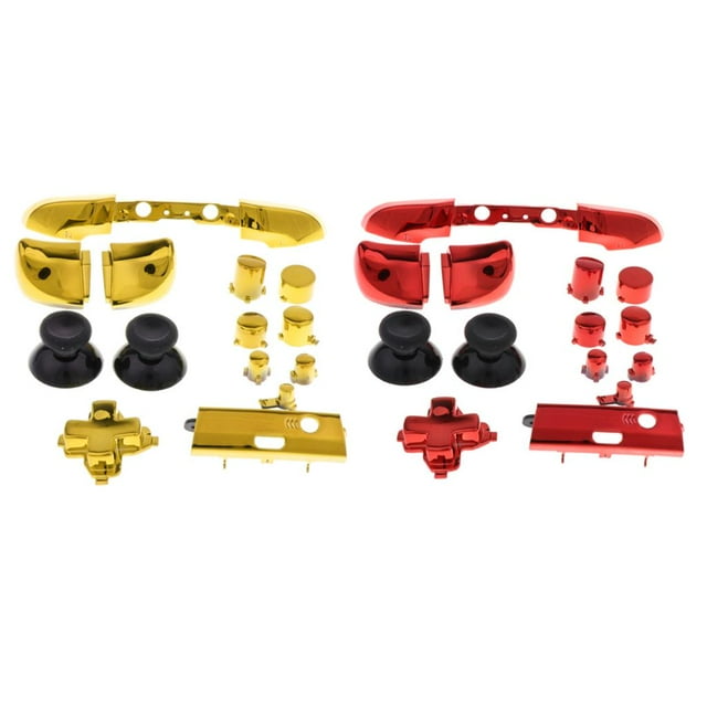 2Pack Plating left button right button Buttons Parts Supplies Game for Schmuck Stueck Controller