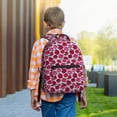thumbnail image 6 of Rateoe Rose Flowers Pattern Durable Student Backpack Laptop Bag- Ergonomic Design, Waterproof Twill Fabric - Ideal for School, Travel, and Outdoor Activities, 6 of 6