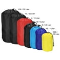 thumbnail image 4 of Unique Bargains Stuff Sack, 6x12.5 Inch Ultralight Outdoor Drawstring Bag for Camping, Black, 4 of 7