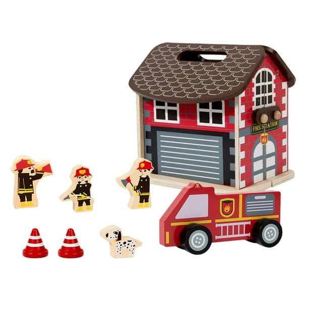 Rompecabezas de madera en miniatura, escena de casa, casa pequeña, rompecabezas de madera Montessori 3D para C