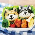 thumbnail image 2 of El molde para rollos de arroz y vegetales, el molde para sushi de gatos y gatitos, el molde para cebollas de animales, la herramienta de cocina de bricolaje, el molde para estampar rollos de arro, 2 of 5