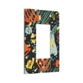 thumbnail image 2 of ZICANCN Outlet Covers Wall Plate, Multicolor Splash Ink Graffiti Light Switch Cover Decorative, Duplex Toggle Combo 1-Gang, 2 of 9