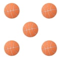 thumbnail image 3 of stanreset 4pcs Mute Door Rear Wall Crash Waterproof Anti -Collision Pad Basketball Style 5cm orange 5Set, 3 of 6