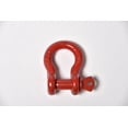 thumbnail image 4 of 1/2" Bow Shackle D-Ring w Clevis Screw Pin Anchor 2 TON 4400 lbs capacity - Red - Black Pin - 1, 4 of 6