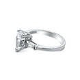 thumbnail image 3 of BERRICLE Sterling Silver Solitaire Wedding Engagement Rings 1.8 Carat Pear Cut Cubic Zirconia CZ Promise Ring for Women, Rhodium Plated Size 4.5, 3 of 7
