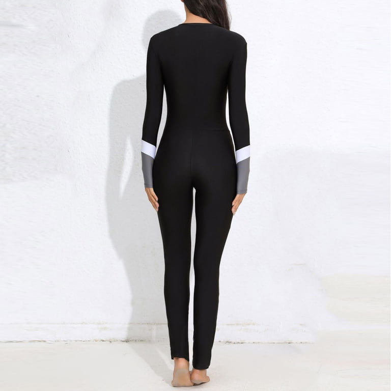 Lovskoo One Piece Swimsuit Women Rash Guard Long Sleeve Long Pants