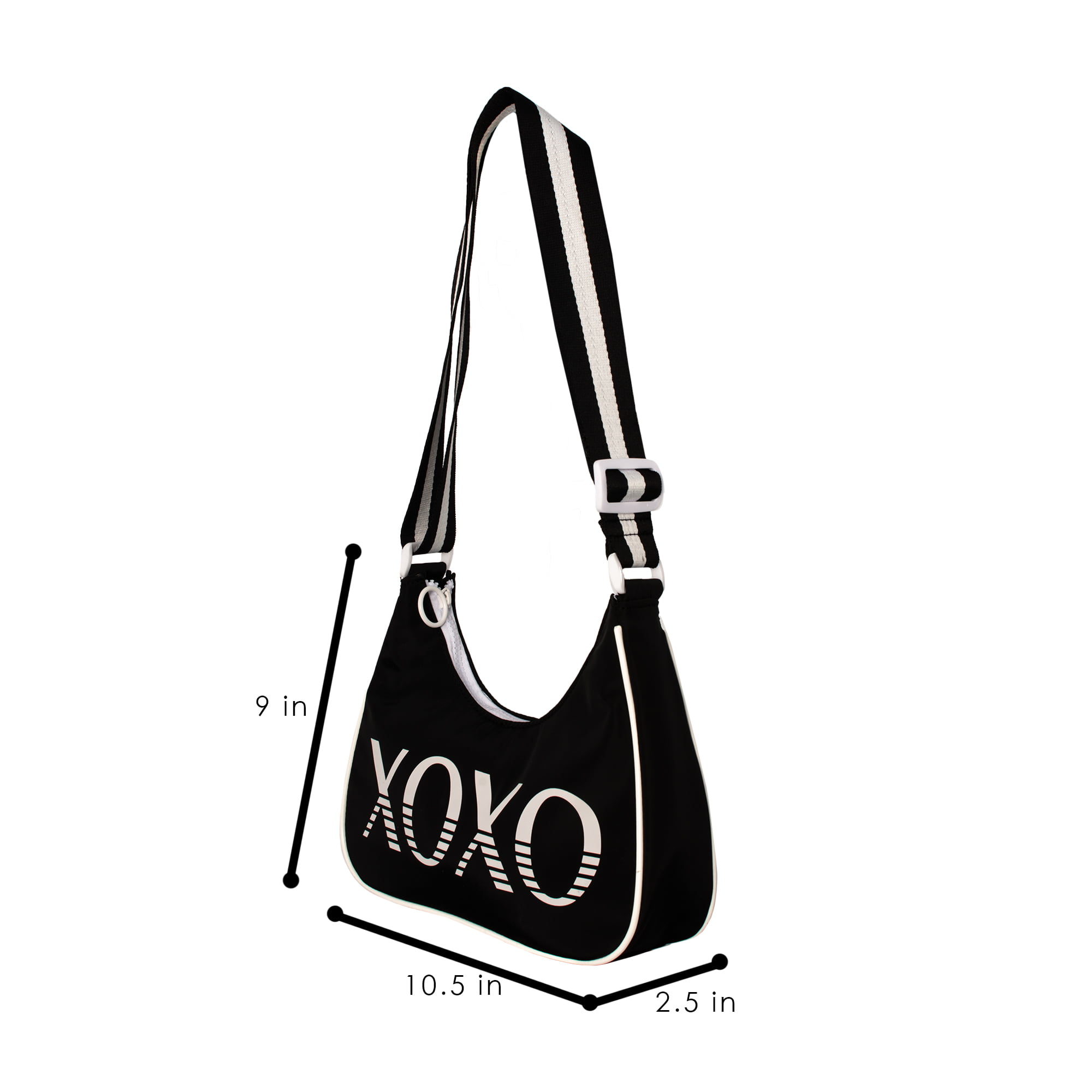 XOXO Canvas Tote Bag. - Open inside pocket - Zipper closure - Rope handles  - Approximately 22