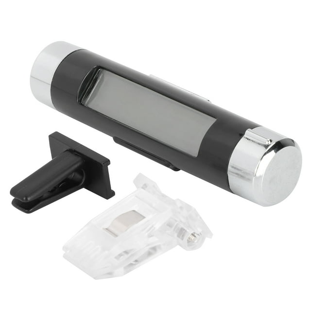 LCD Display Electronic Clock,2 In 1 Electronic Automatic Thermometer Digital Thermometer Smooth Operation