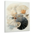 thumbnail image 2 of Designart "Seashell Sumi Asian Painting V" Asian Metal Wall Art, 2 of 5