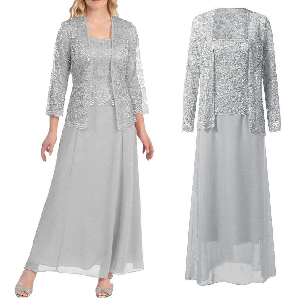 Dresses For Women 2025 Plus Size Hollow Out Lace Patchwork Solid Loose Long Dress Dress Womens - image 2