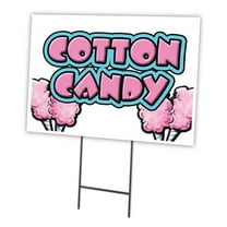SignMission C-2436-DS-Cotton Candy 24 x 36 in. Cotton Candy Yard Sign & Stake