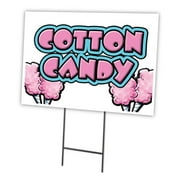 SignMission C-2436-DS-Cotton Candy 24 x 36 in. Cotton Candy Yard Sign & Stake
