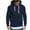B-Navy, variant on Mens Hoodie Gym Pullover Sweatshirt Jackets Lightweight Long Sleeve Zipped Hoody Tops Sweater Men's Sports Hooded Coat with Pocket Comfortable Fitted Oversize Outwear