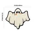 thumbnail image 3 of Yhmxh Halloween Bathroom Rugs, Halloween Ghost Shaped Bath Mats, Farmhouse Non-Slip Area Rug, Fluffy Absorbent Ghost Doormat for Bathroom Halloween Decorations 15.7x23.6 Inches, 3 of 6