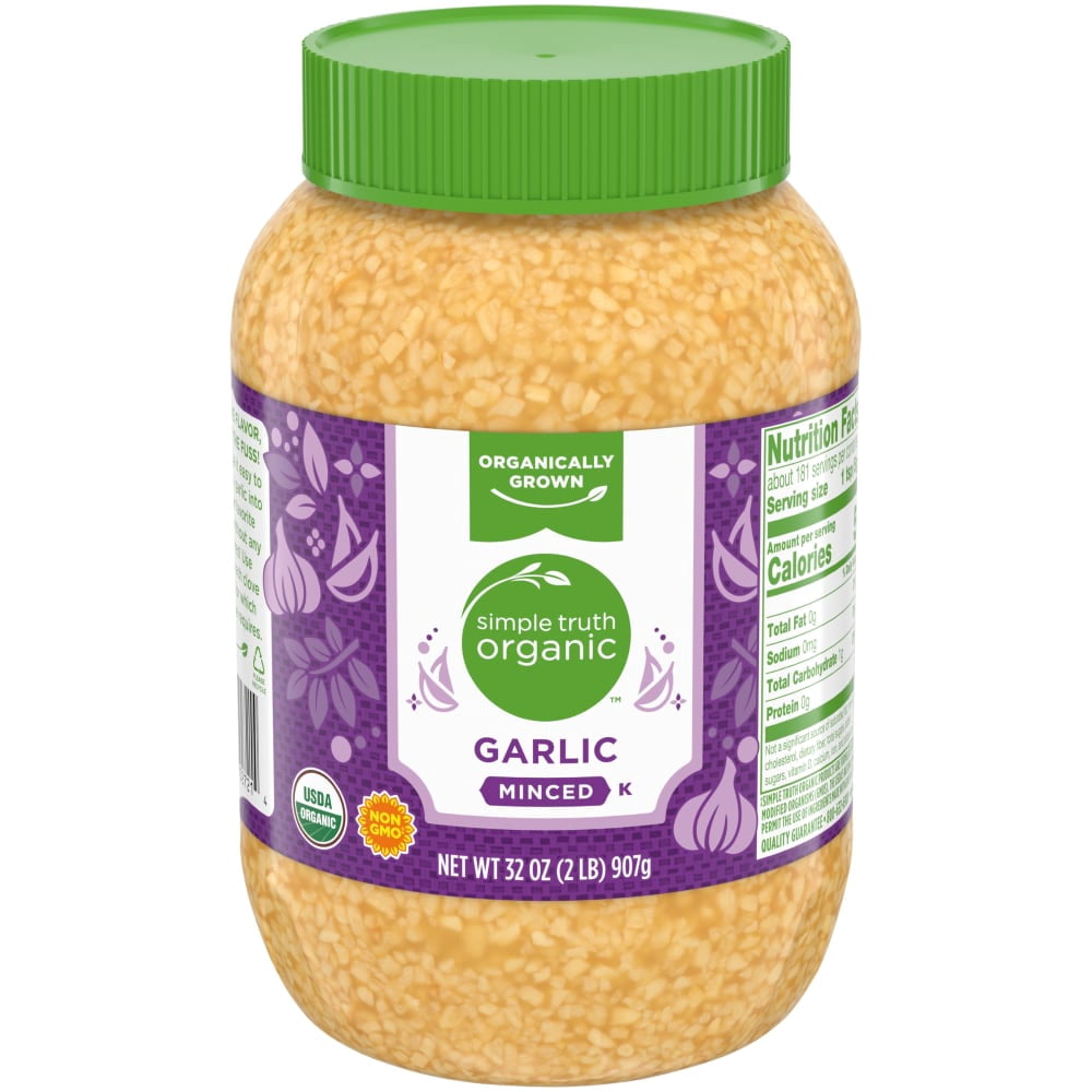 Simple Truth Minced Garlic 32 oz - 3 Pack