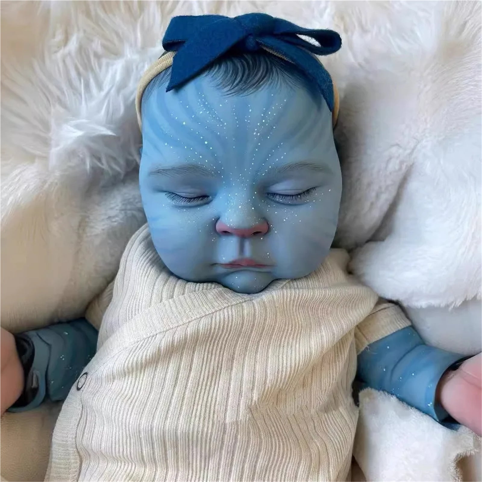 19inch Lifelike Reborn Baby Dolls Hand Made High Quality Detailed Painting Lifelike Real Soft Body Cute Realistic Newborn Baby Doll