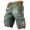 Army Green_01, variant on Men's American Flag Cargo Shorts USA 250th Anniversary Patriotic Outdoor Tactical Shorts with Multi-Pockets