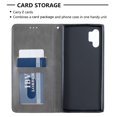 thumbnail image 3 of Galaxy Note 10 Pro Wallet Case, Allytech Slim Fit Folio Flip Stand Shockproof Full Protective Cards Cash Holder Magnetic Book Style Wallet Case Cover for Samsung Galaxy Note 10 Pro, Gray, 3 of 6