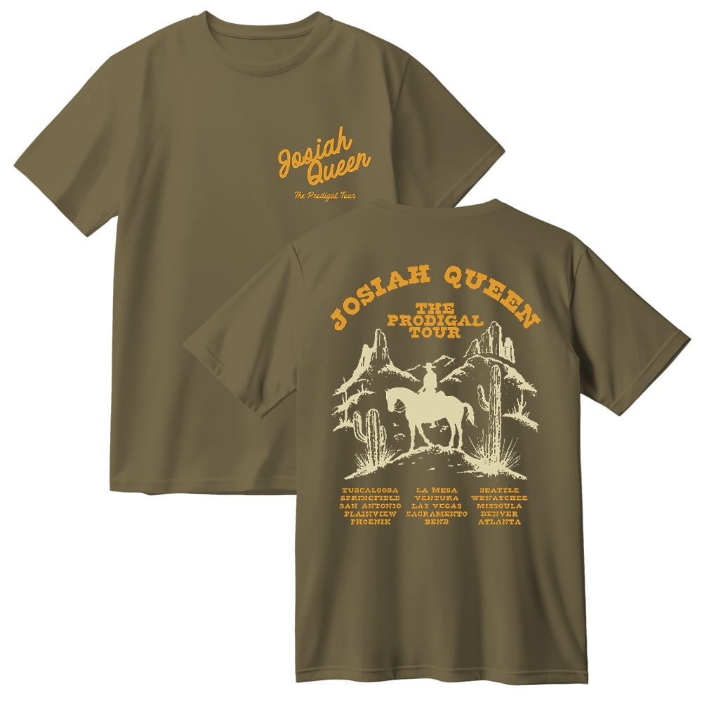 Josiah Queen The Prodigal Tour Cotton Tshirt Casual Short Sleeve