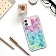 thumbnail image 2 of OTM Essentials iPhone 12 mini Phone Case, Geo Triangle Pink, 2 of 3